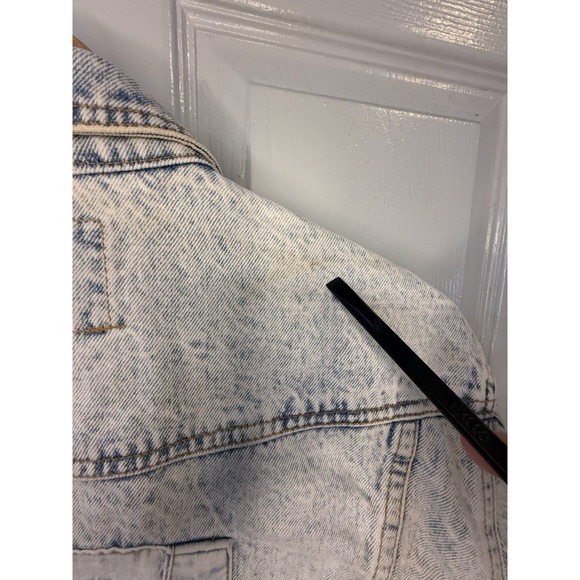 Vintage Jordache Jeanswear Acid Wash Cropped Denim Jacket - Women Size Small - Picture 7 of 13